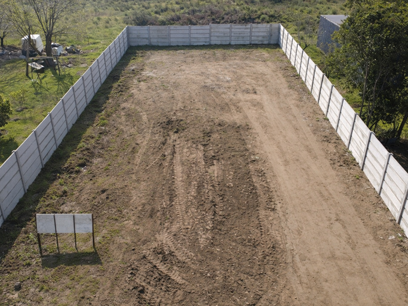 Predio Residencial Canelones - muro premoldeado